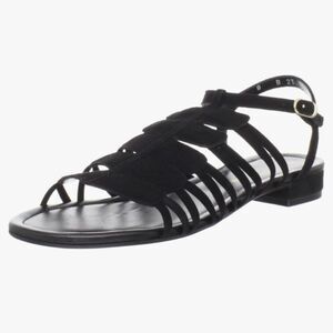 ROBERT CLERGERIE Black Suede Sandals